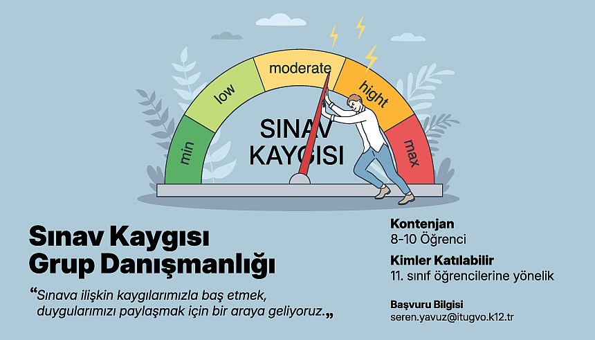 Sınav Kaygısı Grup Danışmanlığı Programımız Başlıyor