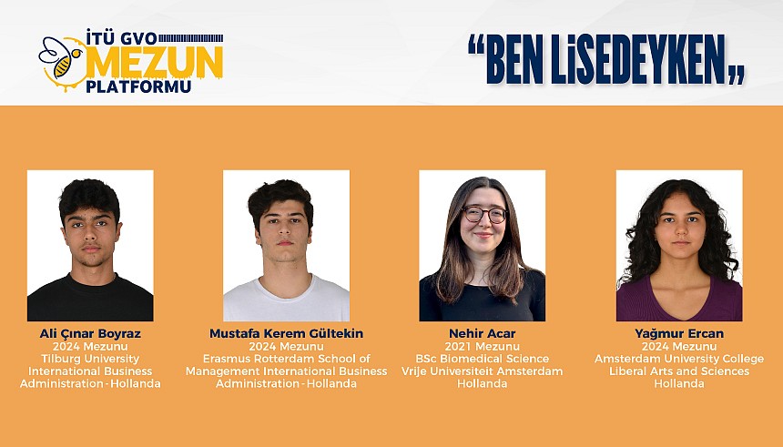 Mezunlarımız  Ben Lisedeyken Söyleşisinde Öğrencilerimizle Bir Araya Gelecek
